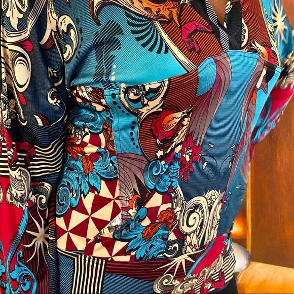 🇧🇷ADRIANA BARRA DESIGNER  100% VISCOSE BLOUSE - Picture 9 of 16